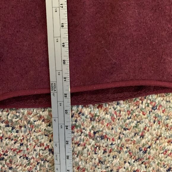 The North Face Magenta 1/2 Zip Button Sweater Fleece Hoodie Size M - Picture 12 of 12